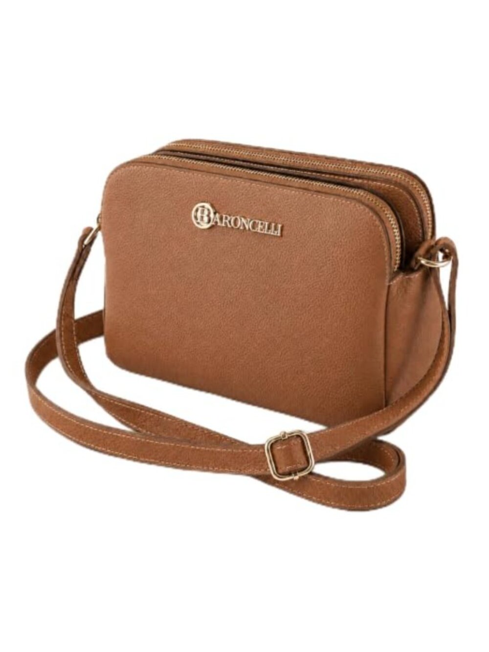 Baroncelli Genuine Italian Leather Crossbody Bag Handmade